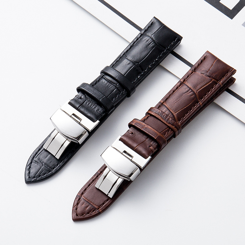 Commercial Printing Press - Business Casual Black Brown Genuine Calfskin