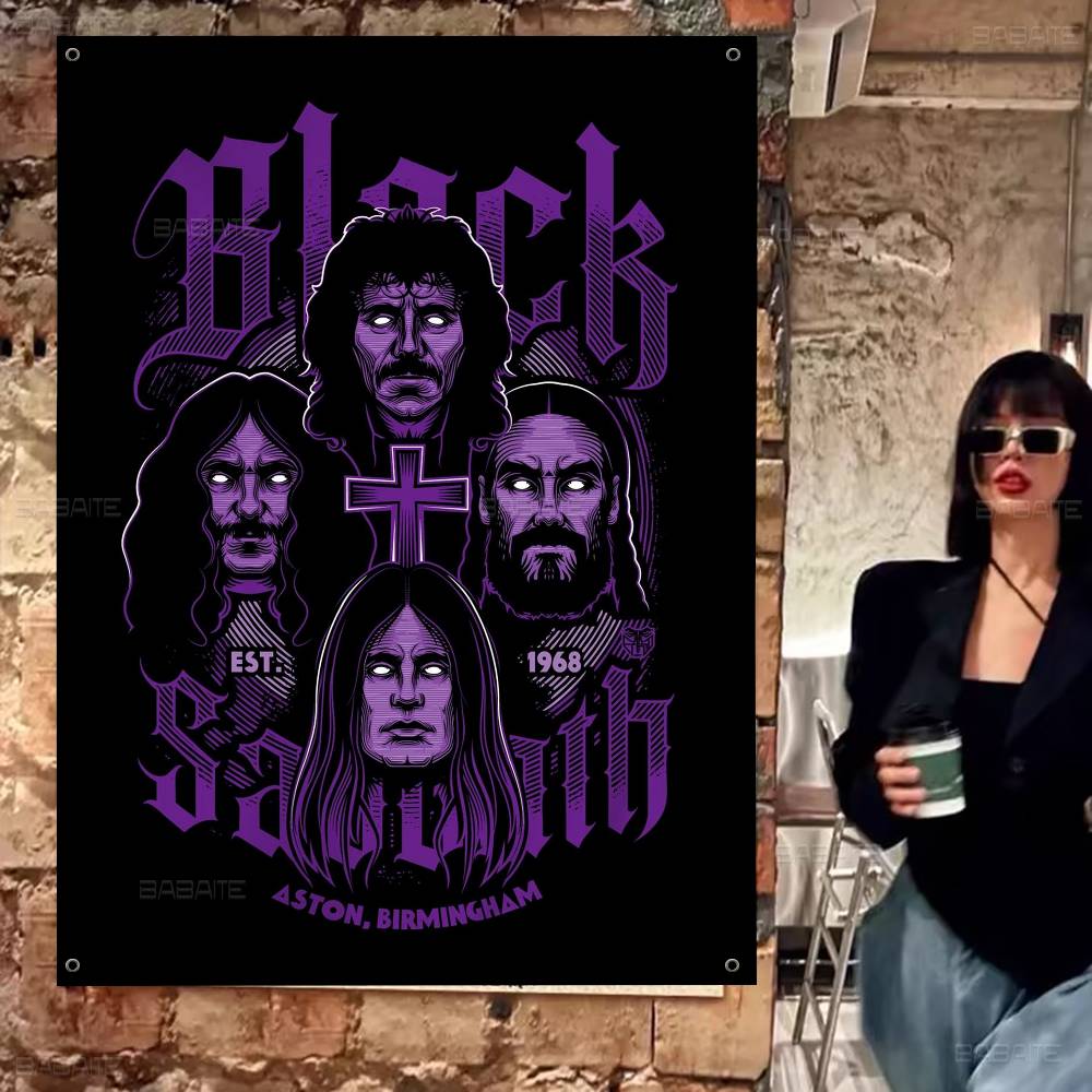 Black Sabbath Heavy Metal Adva - Commercial Banner Printing review and price