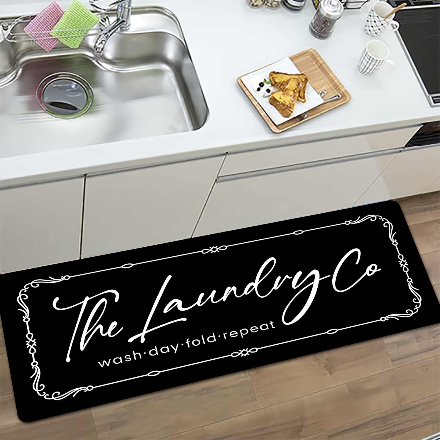 Vintage Scroll Border Laundry  - Commercial Printing Co review and price