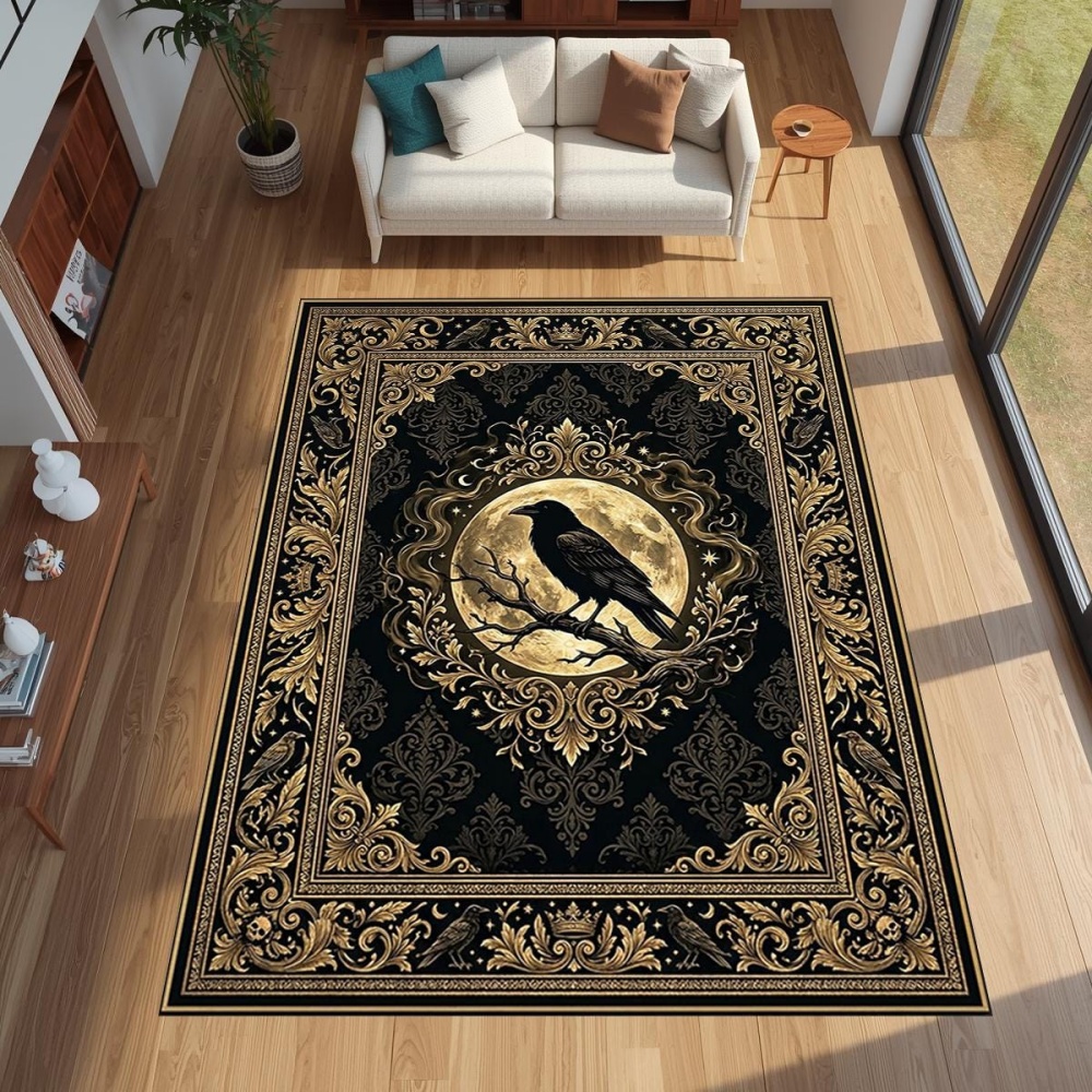 Gothic Golden Raven Full Moon  - Commercial Printing Machine review and price