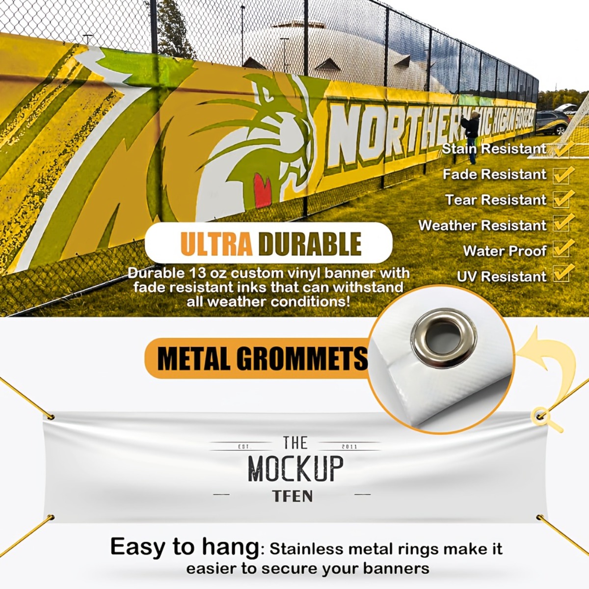 Custom Vinyl Banner Personaliz - Commercial Banner Printing review and price