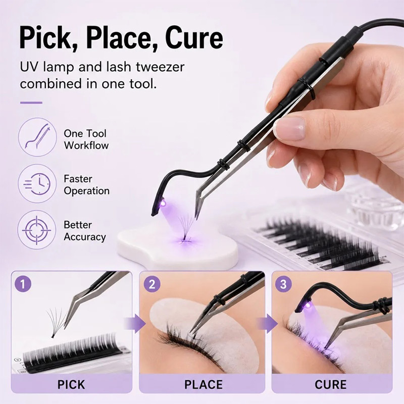 Mini UV Lash Lamp Tweezers 2‑S - Uv Led Lamp Printer review and price
