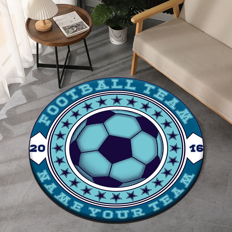 Soccer Theme Round Carpet Spor - Commercial Printing Machine review and price