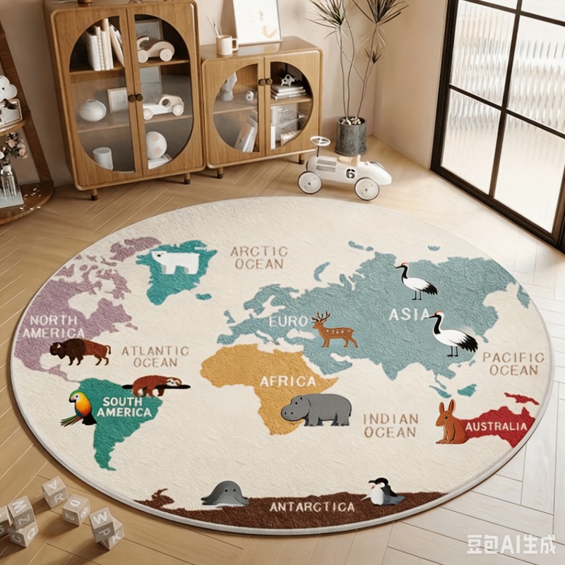 Newest 2D Round Carpet Cartoon - Commercial Printing Machine review and price